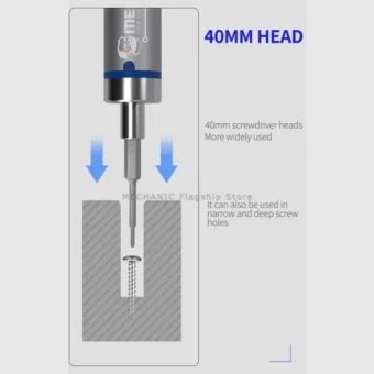 Electric Screwdriver MECHANIC X-DRIVE Precision Screwdrivers Set 24 Bit Adjustable Torque Lithium Ion Battery Rechargeable Tool 2