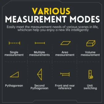 FNIRSI IR40 Smart Laser Rangefinder 40M Laser Tape Measure Digital Distance Meter Metro Laser Digital Accurate APP To Draw 2