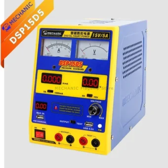 DC Power Supply MECHANIC DSP15D5 15V 5A Dual Pointer LED Intelligent CNC Power Supply Notebook Computer Phone Repair Detection 1