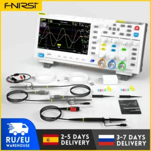 FNIRSI 1014D Digital Oscilloscope 2 In 1 Dual Channel Input Signal Generator 100MHz* 2 Analog Bandwidth 1GSa/s Sampling Rate 8