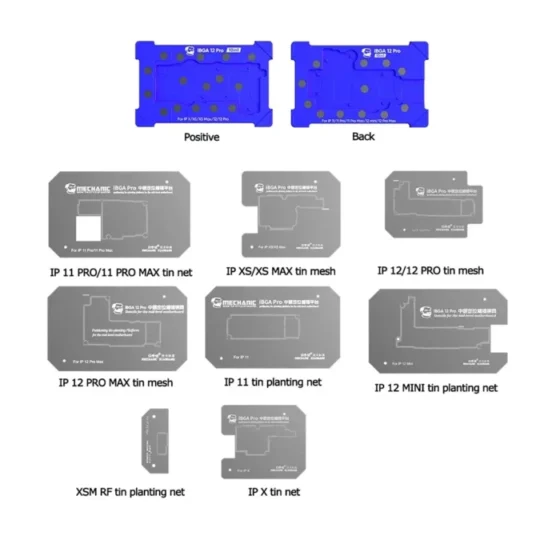 Tin Planting Platform MECHANIC IBGA 12 Pro 10 In 1 for IPhone IPX XS 11 12 Pro Max MINI Automatic Positioning Tin Planting Tools 2