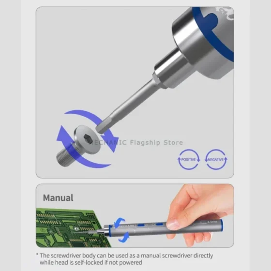 Electric Screwdriver MECHANIC X-DRIVE Precision Screwdrivers Set 24 Bit Adjustable Torque Lithium Ion Battery Rechargeable Tool 3