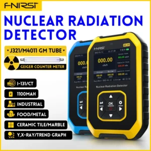 FNIRSI GC-01 Geiger Counter Nuclear Radiation Detector Personal Dosimeter X-ray γ-ray β-ray Radioactivity Tester Marble Detector 1