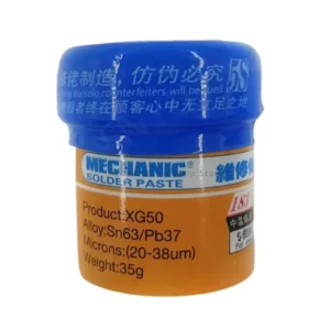 XG-50 Medium Temperature Solder Paste 10pcs 35G Liquid Solder Paste SN63 PB37 Lead-Containing SMD BGA SMT Template Solder Tool 2