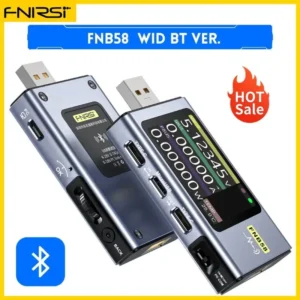 FNIRSI-FNB58 USB Tester Voltmeter Ammeter TYPE-C Fast Charge Detection Trigger Capacity Measurement Ripple Measurement 8