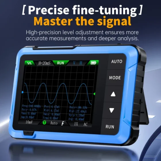 New DSO510 DSO153 10MHz Bandwidth 48MS/s Sampling Rate Mini Handheld Electronic Measurement Tools 4