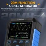 FNIRSI DPOX180H Handheld Dual Channel Digital Oscilloscope 180MHz-3DB 2 In 1 Function Signal Generator Fluorescence Display ZOOM 5