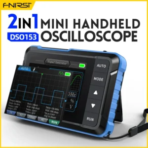 FNIRSI DSO153 Digital Portable Oscilloscope Signal Generator 2in1 1MHz Bandwidth 5MSa/s Sampling Rate Electronics Repair Tools 1