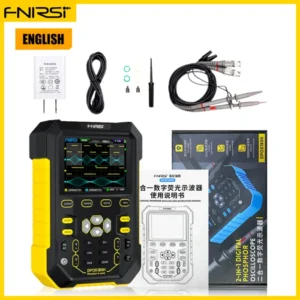 FNIRSI DPOX180H Handheld Dual Channel Digital Oscilloscope 180MHz-3DB 2 In 1 Function Signal Generator Fluorescence Display ZOOM 12