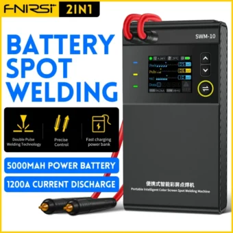 FNIRSI SWM-10 Portable Battery Spot Welder DIY Mini Welding Machine 18650 Battery Pack Welding Tool 5000mah Weldable 0.25mm 1