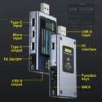 FNIRSI-FNB58 USB Tester Voltmeter Ammeter TYPE-C Fast Charge Detection Trigger Capacity Measurement Ripple Measurement 6