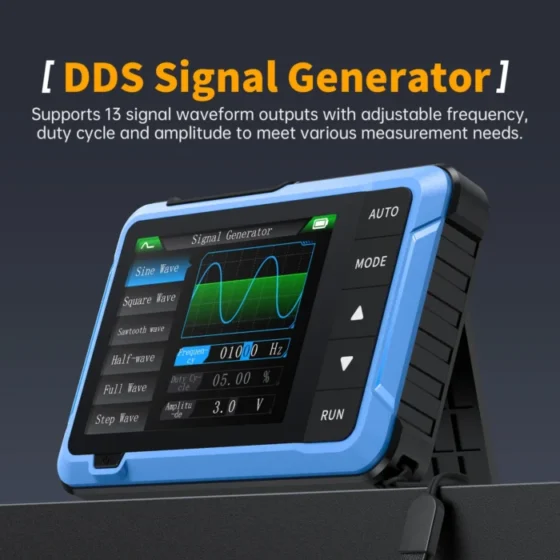 FNIRSI New DSO510 DSO153 DSO153 Mini Handheld Digital 2 IN 1 Oscilloscope Portable 48MS/s 10MHz Bandwidth Electronic Repair Tool 5