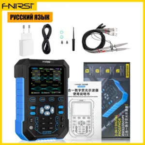 FNIRSI DPOX180H Handheld Dual Channel Digital Oscilloscope 180MHz-3DB 2 In 1 Function Signal Generator Fluorescence Display ZOOM 9