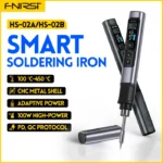 FNIRSI HS-02  Smart Soldering Station 100W Electric Soldering Iron Adjustable Constant Temperature Fast Heat Solder Iron Kit 1