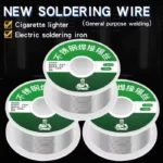 20/100g Low Temperature Easy Melt Solder Wire Universal Silver Welding Rod Cored Weld Wire No Need Solder Powder Soldering Rods 3