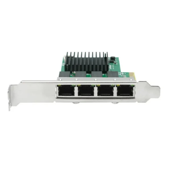 4 Port Network Card PCI Express x1 to Quad Ports RJ45 NIC RTL8111H Chip 10/100/1000Mbps Gigabit Ethernet Lan Card for PC Desktop 4