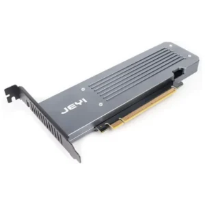 JEYI 4 SSD M.2 X16 PCIe 4.0 X4 Expansion Card with Heatsink, Supports 4 NVMe M.2 2280 up to 256Gbps, Support Bifurcation Raid 8