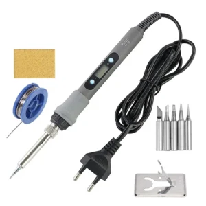 Adjustable Temperature Electric Soldering Iron 220V 110V 60W 80W Welding Solder Rework Station Heat Pencil Tips Repair Tools 10