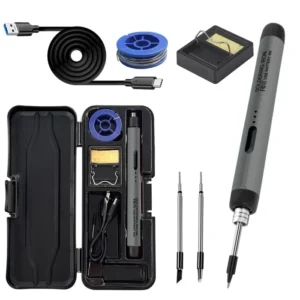 USB soldering iron mini small soldering iron set portable household type-C interface 800mAh battery Adjustable temperature 10