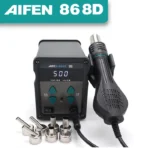 AIFEN-868D Stasiun Udara Panas 700W LED Digital Solder Besi Pematrian Ulang Stasiun Solder Pistol Panas untuk Perbaikan Pengelas 1