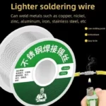 20/100g Low Temperature Easy Melt Solder Wire Universal Silver Welding Rod Cored Weld Wire No Need Solder Powder Soldering Rods 2