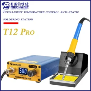 Mechanic T12 Pro Intelligent Anti-Static Digital Temperature Controller Soldering Station Electric Soldering Iron Quick Heating 1