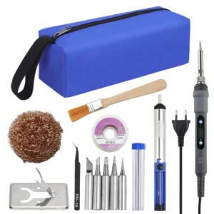 Adjustable Temperature Electric Soldering Iron 220V 110V 60W 80W Welding Solder Rework Station Heat Pencil Tips Repair Tools 13