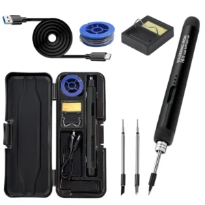 USB soldering iron mini small soldering iron set portable household type-C interface 800mAh battery Adjustable temperature 12