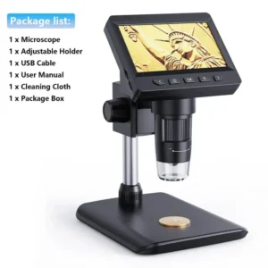 4.3 Inch Digital Microscope 1080P 50-1000x Coin Microscopio 2000mAh Soldering Microscope for Electronics Repair PCB PC Laptop 7