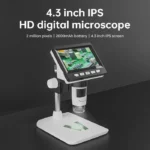 4.3 Inch Digital Microscope 1080P 50-1000x Coin Microscopio 2000mAh Soldering Microscope for Electronics Repair PCB PC Laptop 1