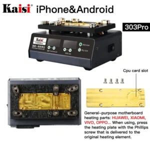 Kaisi 303pro Motherboard Heating Station Separation Explosion Proof Tin Preheating Platform For iPhone13/12/11ProMax/X/XS MAX 7