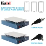 Kaisi LCD Screen Separator Heating Platform 110/220V Glass Removal Smooth Plate Phone Repair Machine Plate Station 2