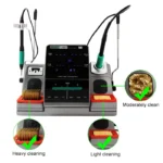 SUGON T3602 Soldering Station 115 210 Tips Double Station Welding Rework Station For Cell-Phone PCB SMD IC Repair Solder Tool 4