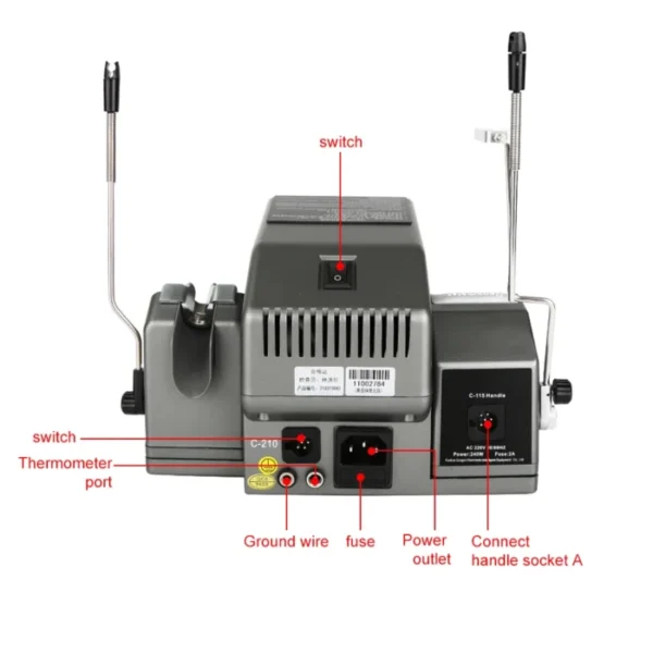 2 in 1 Soldering Station LCD Digital Display Welding Rework Station Soldering Iron Kit Original C210 C115 For SUGON T3602 5