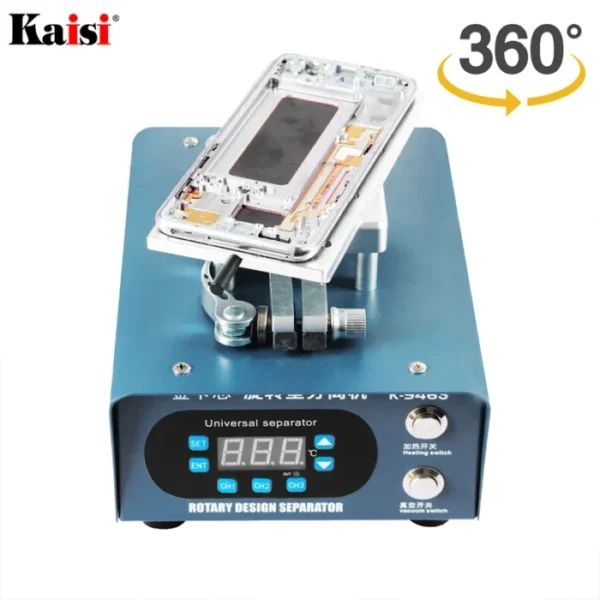 Kaisi 946S MAX Rotating LCD Glass Touch Screen Separator Machine For iPhone Samsung Curved Screen Quick Separation Repair 4