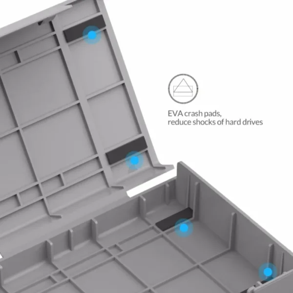 ORICO HDD ProtectIon Box 3.5 Inch External Storage Box For HDD SSD With label Design Moisture-proof 5