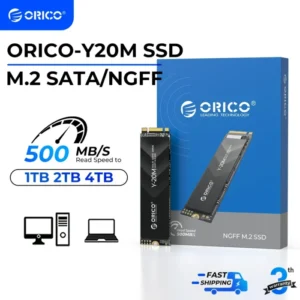 ORICO Y20M M.2 SATA SSD 1TB 2TB 4TB M.2 NGFF SSD 500MB/S M.2 2280 Ngff Sata B & M Key Solid State Hard Drive for Desktop Laptop 1