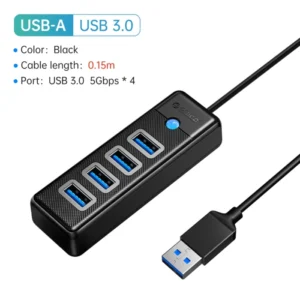 ORICO 5Gbps USB 3.0 HUB Colorful 4 Ports High Speed Mini Splitter OTG Adapter For Desk PC Computer Accessories HUAWEI Xiaomi 16