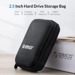 ORICO 2.5 Inch HDD Box Bag Case Portable Hard Drive Bag for External Portable HDD hdd box case storage Protection Black/Red/Blue 2