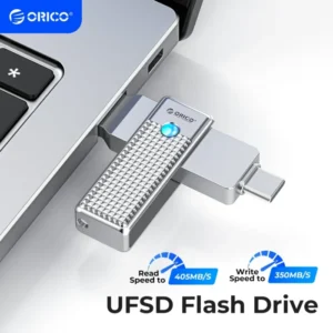 ORICO UFSD 405MB/S 2 in 1 Dual Flash Drive High Speed Pen Drive OTG Type C USB A Dual Interfaces for MacBook Android 1