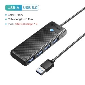 ORICO Type C HUB USB HUB 3.0 4-Port Splitter USB HUB Adapter Expansion Dock Ultra-Slim OTG Adapter For PC Computer Accessories 20