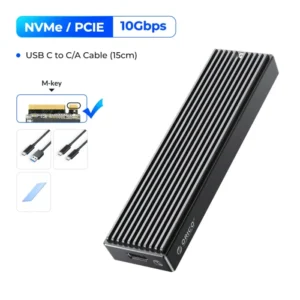 ORICO M2 SSD Case NVMe USB Type C Gen2 10Gbps PCIe SSD Case M2 SATA NGFF 5Gbps M.2 NVME Enclosure Disk Box M.2 SSD Case 14