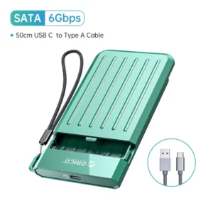 ORICO HDD Case 2.5 SATA to USB 3.0 Adapter Hard Drive Enclosure for SSD Disk HDD Box Type C 3.1 Case HD External HDD Enclosure 8