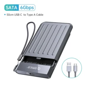 ORICO HDD Case 2.5 SATA to USB 3.0 Adapter Hard Drive Enclosure for SSD Disk HDD Box Type C 3.1 Case HD External HDD Enclosure 12