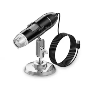 1600X 3in 1 Digital Microscope Camera with Stand Portable Electronic Microscope For Soldering LED Magnifier Type-C USB Android 9