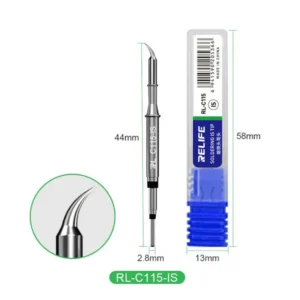 RELIFE Super Fine C210 T245 C245 Soldering Tip C210 C115 Soldering Iron Tip for GVM T210 GVM T115 Professional Soldering Station 13