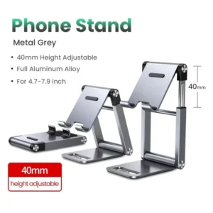 UGREEN Phone Holder Stand Aluminum Cell Phone Stand Tablet Stand Support Mobile Phone For iPhone 16 15 14 Pro Max Xiaomi Samsung 7