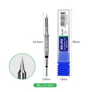 RELIFE Super Fine C210 T245 C245 Soldering Tip C210 C115 Soldering Iron Tip for GVM T210 GVM T115 Professional Soldering Station 9