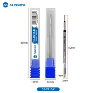 RELIFE Super Fine C210 T245 C245 Soldering Tip C210 C115 Soldering Iron Tip for GVM T210 GVM T115 Professional Soldering Station 16