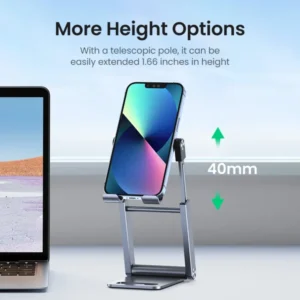 UGREEN Phone Holder Stand Aluminum Cell Phone Stand Tablet Stand Support Mobile Phone For iPhone 16 15 14 Pro Max Xiaomi Samsung 2